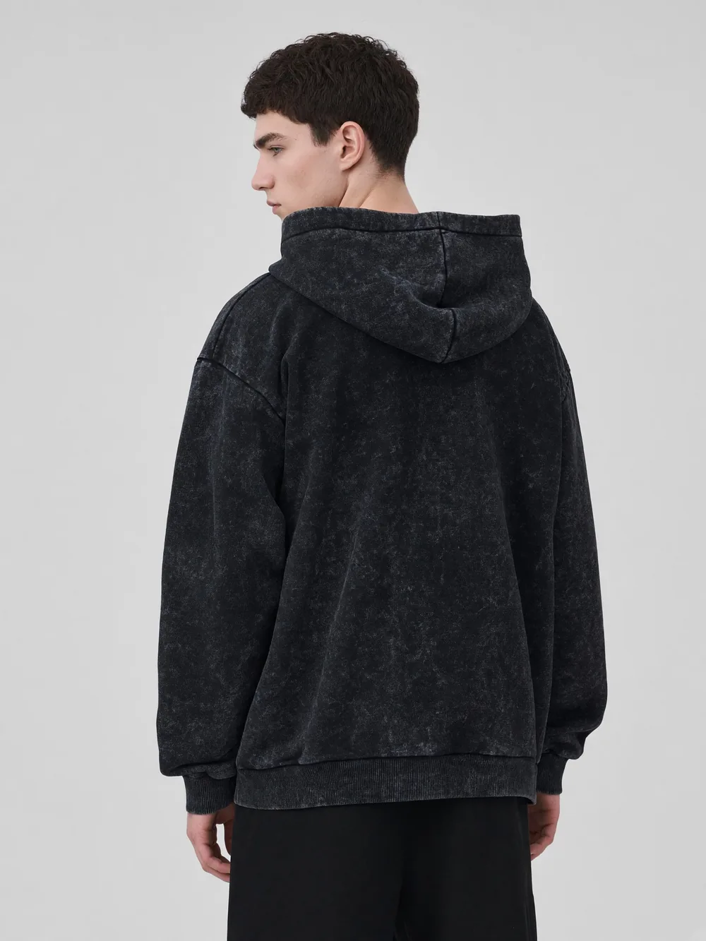 Худи на молнии Garment dyed · 380 г/м² — фото 6